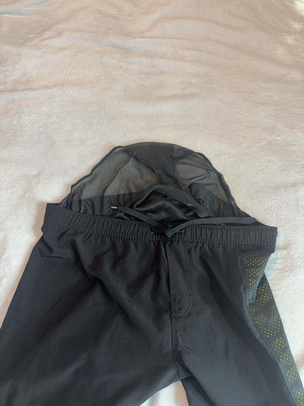 Andrew Christian Massive Swim Shorts Black/Neon Yellow Size XL - Picture 8 of 8